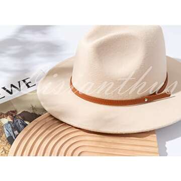 Lisianthus Womens Fedora Hat - Stylish and Comfortable