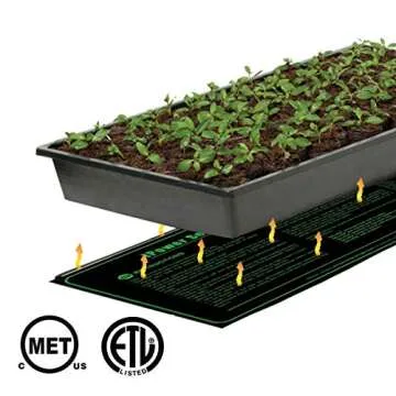 iPower Durable Seedling Heat Mat with Controller