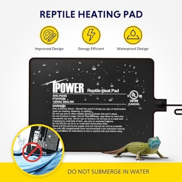 iPower Reptile Heat Pad for Ideal Terrarium Heating
