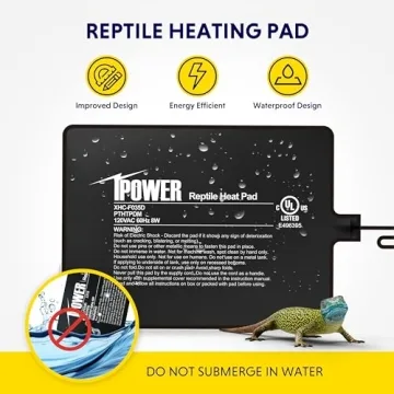 iPower Reptile Heat Pad for Ideal Terrarium Heating