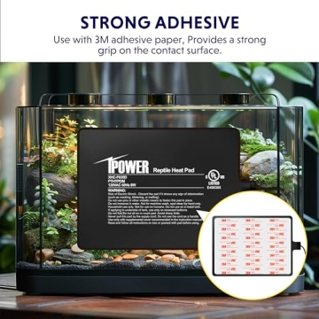 iPower Reptile Heat Pad for Ideal Terrarium Heating