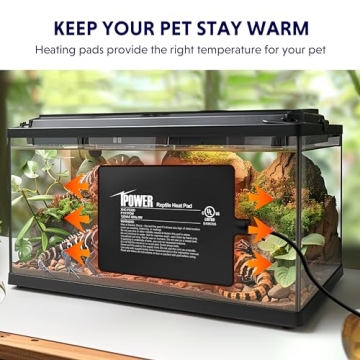 iPower Reptile Heat Pad for Ideal Terrarium Heating