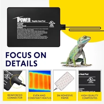 iPower Reptile Heat Pad for Ideal Terrarium Heating