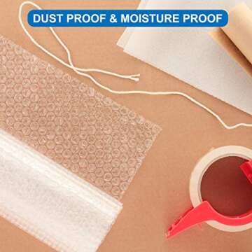 Fuxury Bubble Cushion Wrap Roll – Lightweight & Reusable