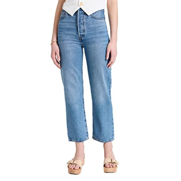 Levi's Ribcage Straight Ankle Jeans for Women