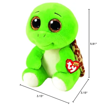 Turbo The Turtle Beanie Boo Plush Toy 15 cm Green Cuddly