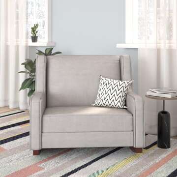 Baby Relax Hadley Double Rocker Chair, Baby Nursery Furniture, Taupe