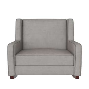 Baby Relax Hadley Double Rocker Chair, Baby Nursery Furniture, Taupe