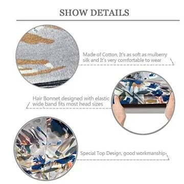 Satin Lined Sleep Night Cap - Stylish Hair Protection