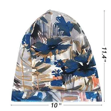 Satin Lined Sleep Night Cap - Stylish Hair Protection