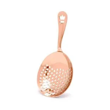Cocktail Kingdom Premium Julep Strainer with Copper Finish