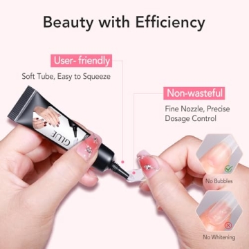 Quick Drying 10g Nail Glue and 10ml Remover Set