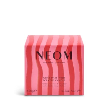 NEOM Luxury Christmas Wish Scented Candle - Relax with Aromatherapy