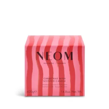 NEOM Luxury Christmas Wish Scented Candle - Relax with Aromatherapy