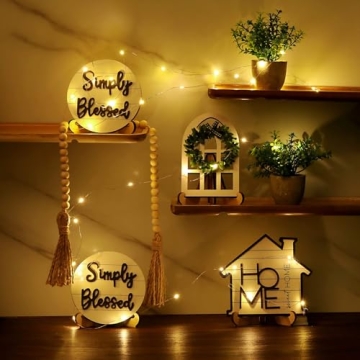 Fall Tiered Tray Decor Set 10 Rustic Farmhouse Pieces  