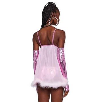 Dolls Kill Fembot Costume Set - Stunning Sheer Ensemble