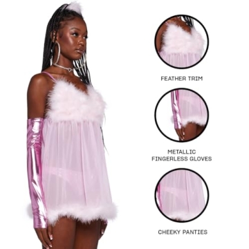 Dolls Kill Fembot Costume Set - Stunning Sheer Ensemble