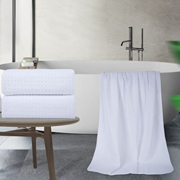 POLYTE Microfiber Oversize Quick Dry Bath Towel Set - Ultra Soft