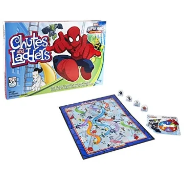 Chutes and Ladders Marvel Spider-Man Edition Board Game for Kids