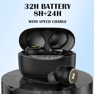 Monster Wireless Earbuds - Bluetooth 5.3 Headphones with Bass