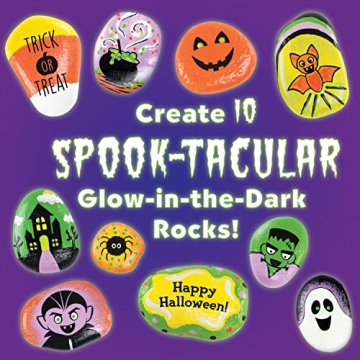 Halloween Rock Painting Kit for Kids Aged 6-8