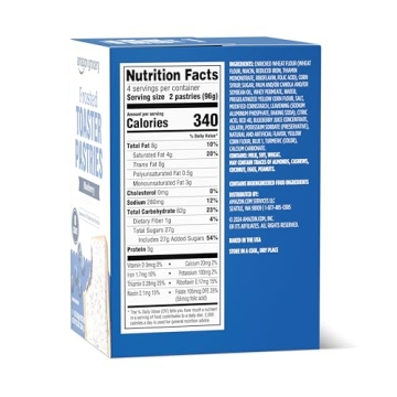 Amazon Grocery Frosted Toaster Pastries, Blueberry Flavor, 8 Ct