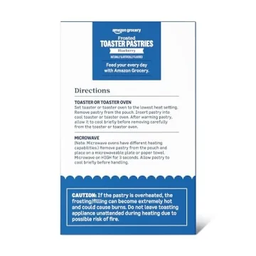 Blueberry Frosted Toaster Pastries 13.5 Oz 8 Ct