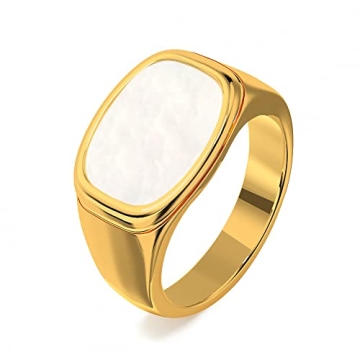 YeGieonr Non-Tarnish Gold Rings for Women - Stylish Chunky Statement Jewelry