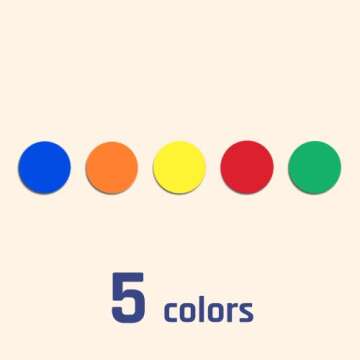 900 Pack Colored Shape Stickers - Versatile Labels for Creativity