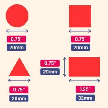 900 Pack Colored Shape Stickers - Versatile Labels for Creativity