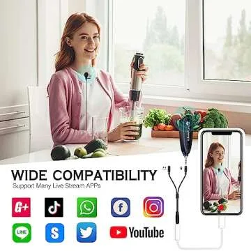 KIMAFUN Wireless Lavalier Microphone System, 2.4G Wireless Lapel Microphone with 3.5mm Receiver for PC Laptop,iPhone,DSLR Camera,PA Speaker,YouTube,Podcast,Video Recording,Vlogging,Interview