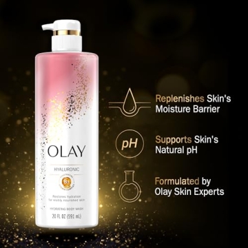 Olay Body Wash with Hyaluronic Acid for Hydrated Skin