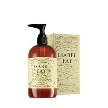 Isabel Fay Natural Water Based Personal Lubricant for Sensitive Skin, NO Parabens, NO Glycerin, 16 o...