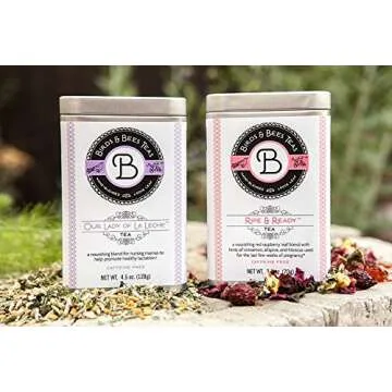Birds & Bees Teas - Red Raspberry Leaf Tea Pregnancy, Ripe & Ready Organic Third Trimester Tea to Prepare Your Body for Labor and Birth - 40 Servings, 5.0 oz