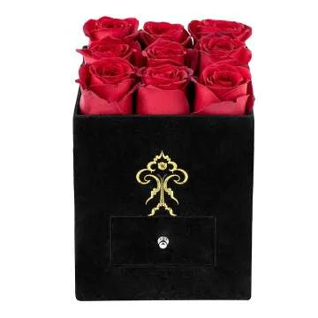 Unique Preserved Roses in Box for Valentine's Day