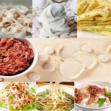 Wooden Rolling Pin for Effortless Baking Pizza and More