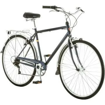 Schwinn Wayfarer Hybrid Bike for Men and Women - 7-Speed with Racks