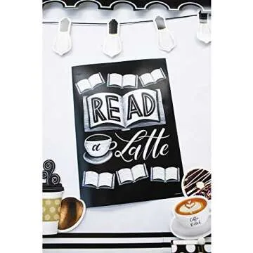 Charming Industrial Café Poster for Classrooms