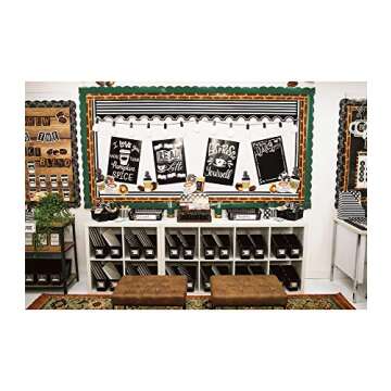 Schoolgirl Style – Industrial Café, Read a Latte Poster, Classroom Décor