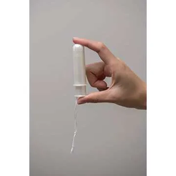 Organyc 100% Certified Organic Cotton Tampons, Plant-Based Eco-Applicator, Super Flow, 16 Count