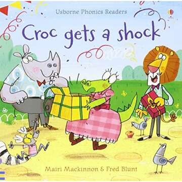 Croc Gets a Shock Phonics Reader - Fun Learning Adventure!