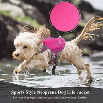 Shop VIVAGLORY Lightweight Dog Life Jacket in Pink