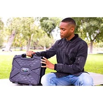 CASMATIX Travel Case for PlayStation 4 Slim Console and Accessories