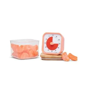 TIME TIMER Home MOD - 60 Minute Kids Visual Timer Home Edition - For Homeschool Supplies Study Tool, Timer for Kids Desk, Office Desk and Meetings with Silent Operation (Dreamsicle Orange)