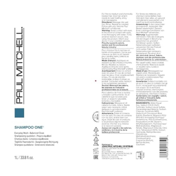 Paul Mitchell Shampoo One for Everyday Use, 33.8 fl. oz.