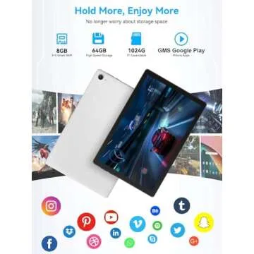 Versatile Android Tablet with Octa-Core Processor