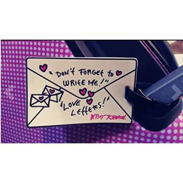 Stylish Betsey Johnson Luggage Tags - Travel Tags Set for Bags