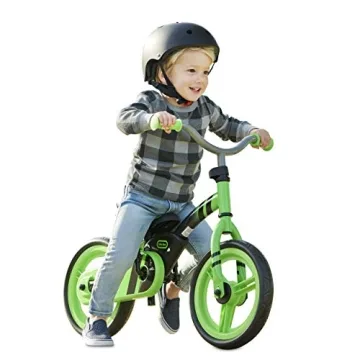 Little Tikes My First Balance-to-Pedal Training Bike for Kids in Green, Ages 2-5 Years, 12-Inch, 649...