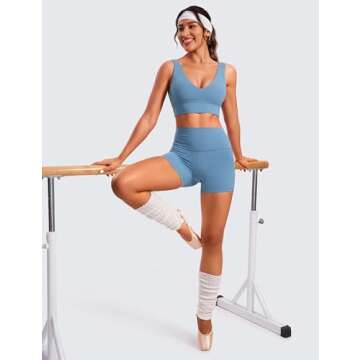 CRZ YOGA Butterluxe Wireless Sports Bra for Women