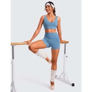 CRZ YOGA Butterluxe Wireless Sports Bra for Women